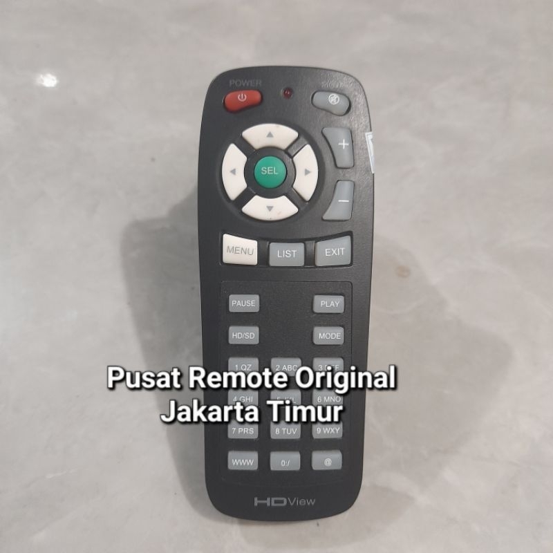 REMOTE REMOT DIGTAL TV MOBIL HDVIEW HD VIEW ORIGINAL ASLI