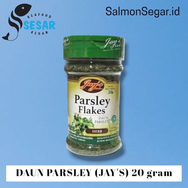 

Jays Parsley Flakes - Daun Parsley 20 gr