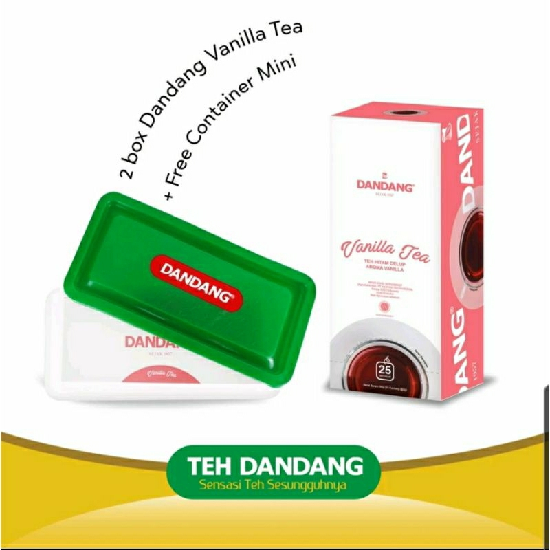 

Teh dandang Celup Vanilla isi 2 box free 1 countermin