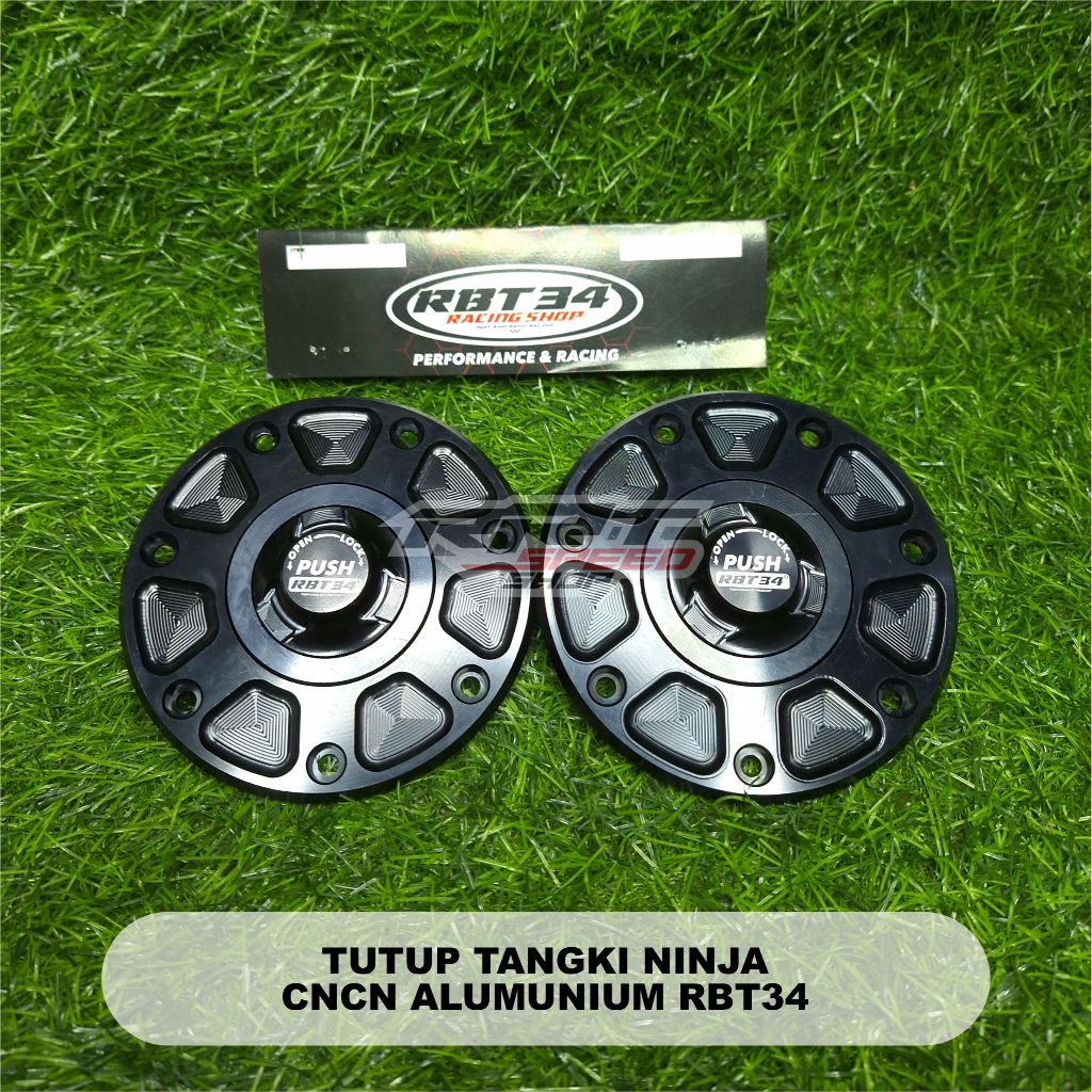RRT TUTUP TANGKI NINJA R NINJA RR RBT34 CNC ALUMUNIUM