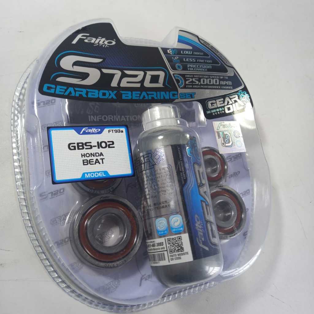LAHER GEARBOX SET OIL GARDAN FAITO BEAT BEARING SET OIL GEAR FAITO BEAT LAHER GEARBOX PLUS OIL GARDA