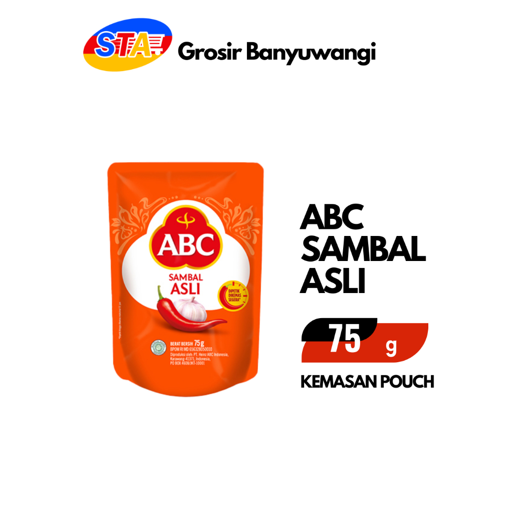 

[JATIM] ABC SAMBAL ASLI 75 G | SAOS POUCH