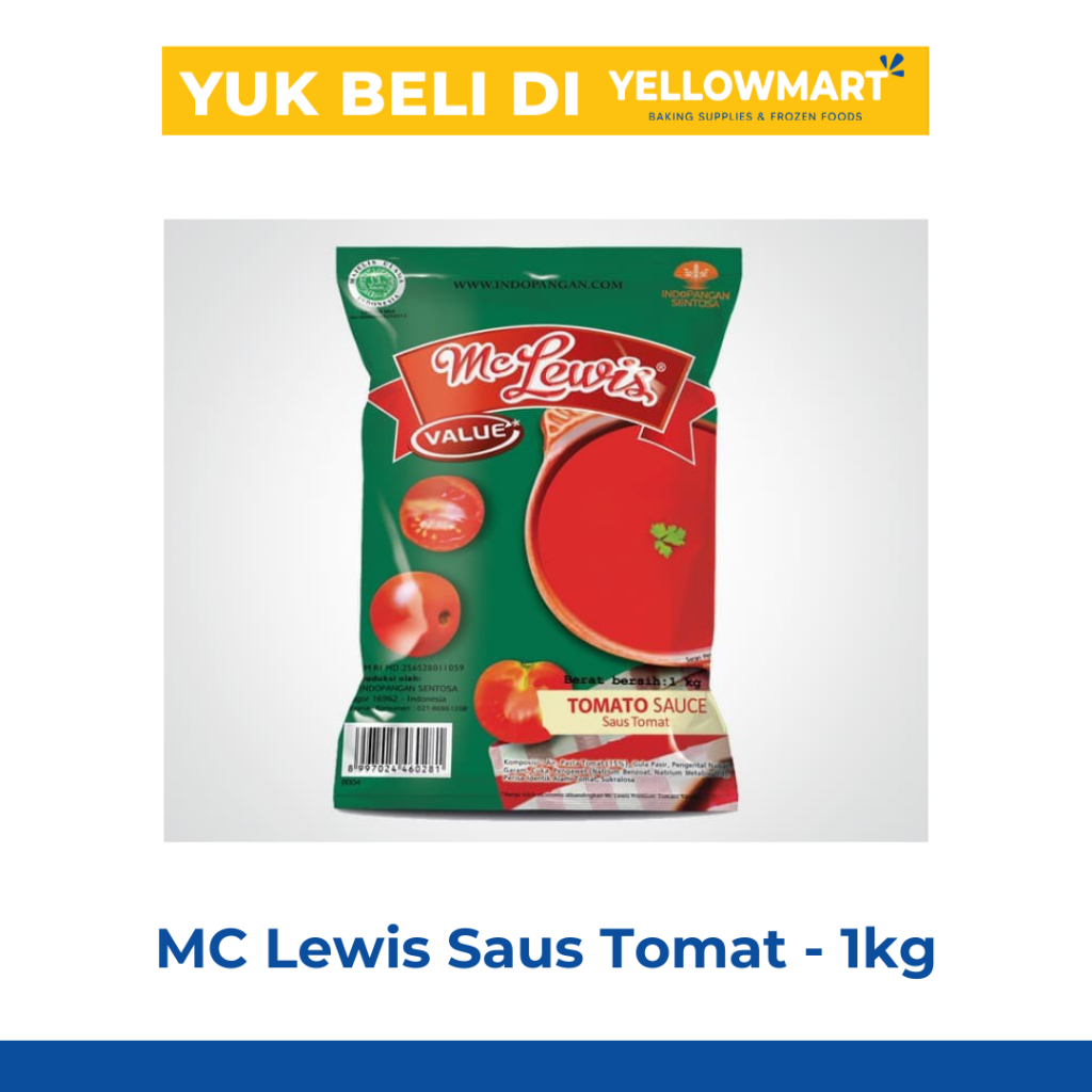 

MC Lewis Saus Tomat - 1kg