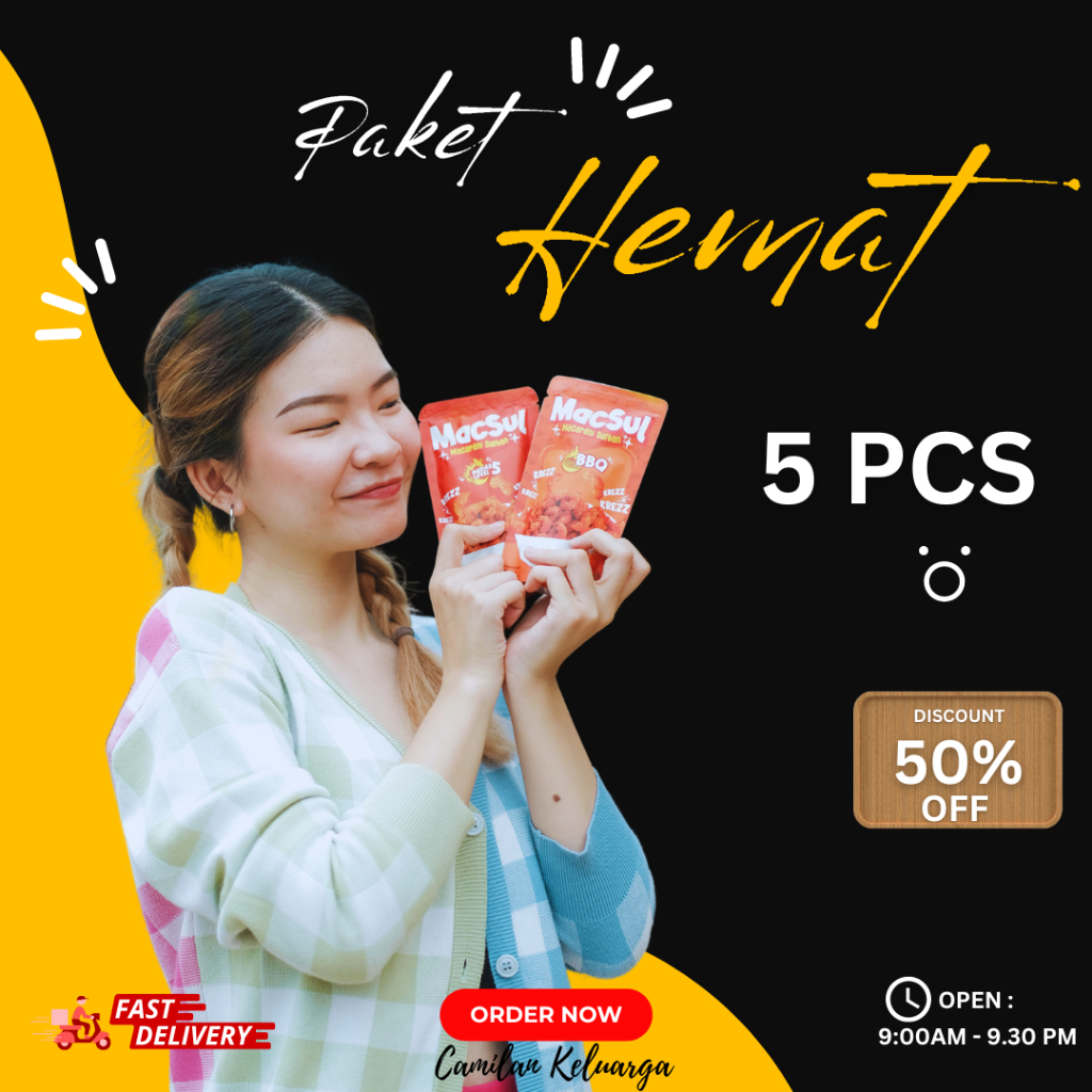 

HOMIE FOOD - Cemilan Keluarga Paket Hemat 5 pcs Cemilan Cekelin viral