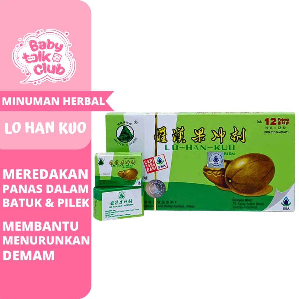 

Lo Han Kuo Infusion Obat Herbal Pereda Panas Dalam Batuk pilek LoHanKuo