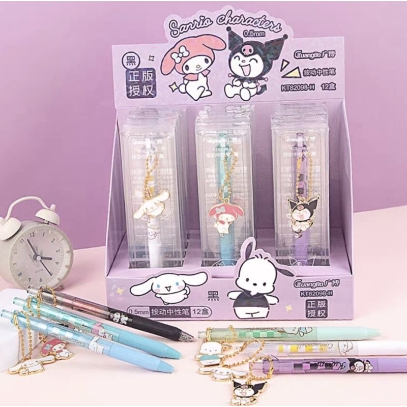 

pen hitam gel sanrio ori