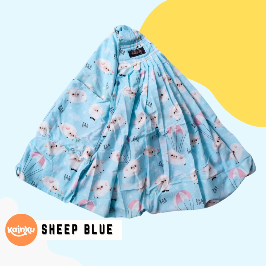 GENDONGAN BAYI RINGSLING / RING SLING SHEEP BLUE