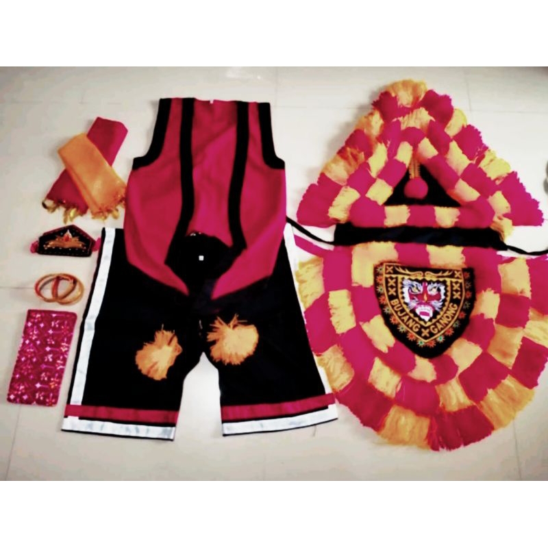 BAJU BUJANG GANONG KOMPLIT / BAJU GANONG / BAJU GANONGAN