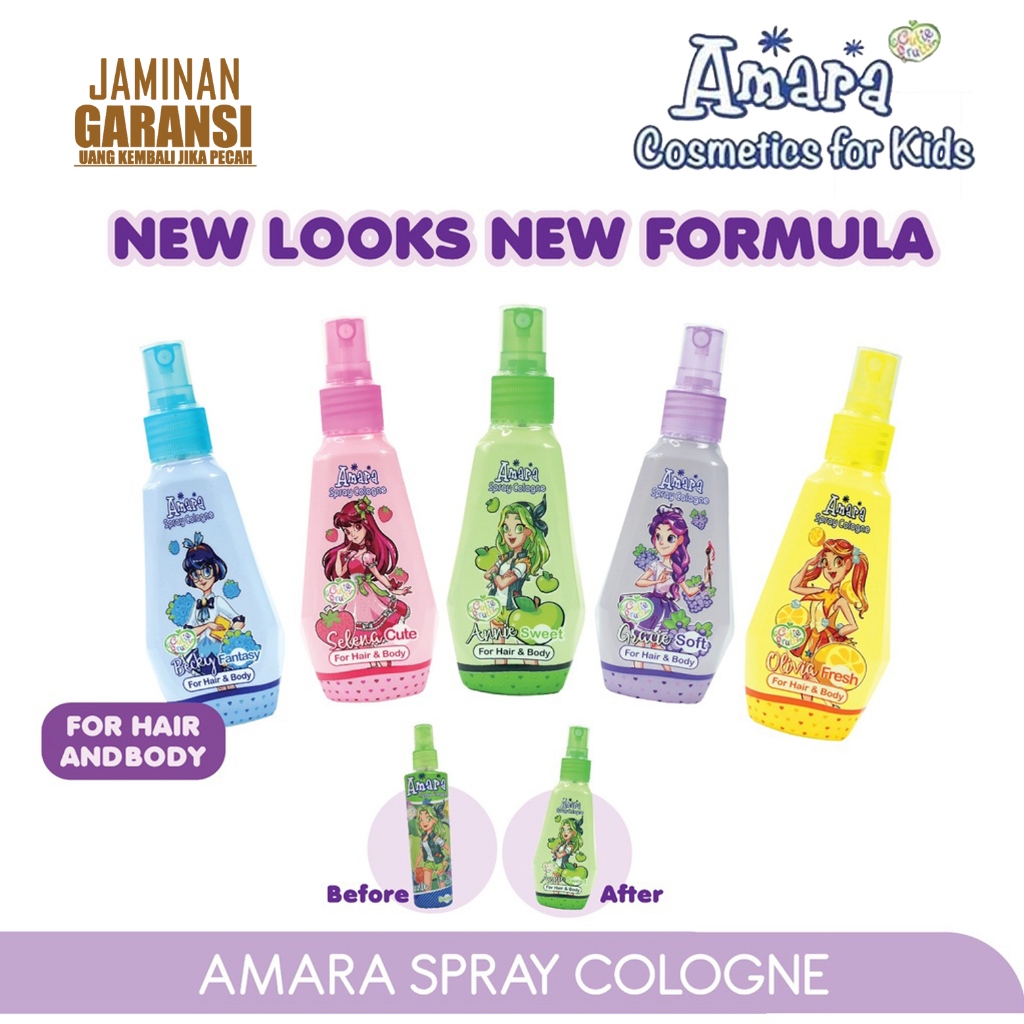 Amara Spray Cologne 100ml cologne anak perfume anak
