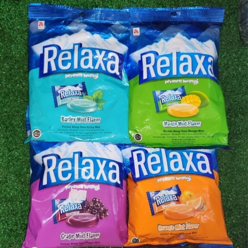 

HALAL Permen Relaxa Flavoured Mint Candy 125gr Lokal