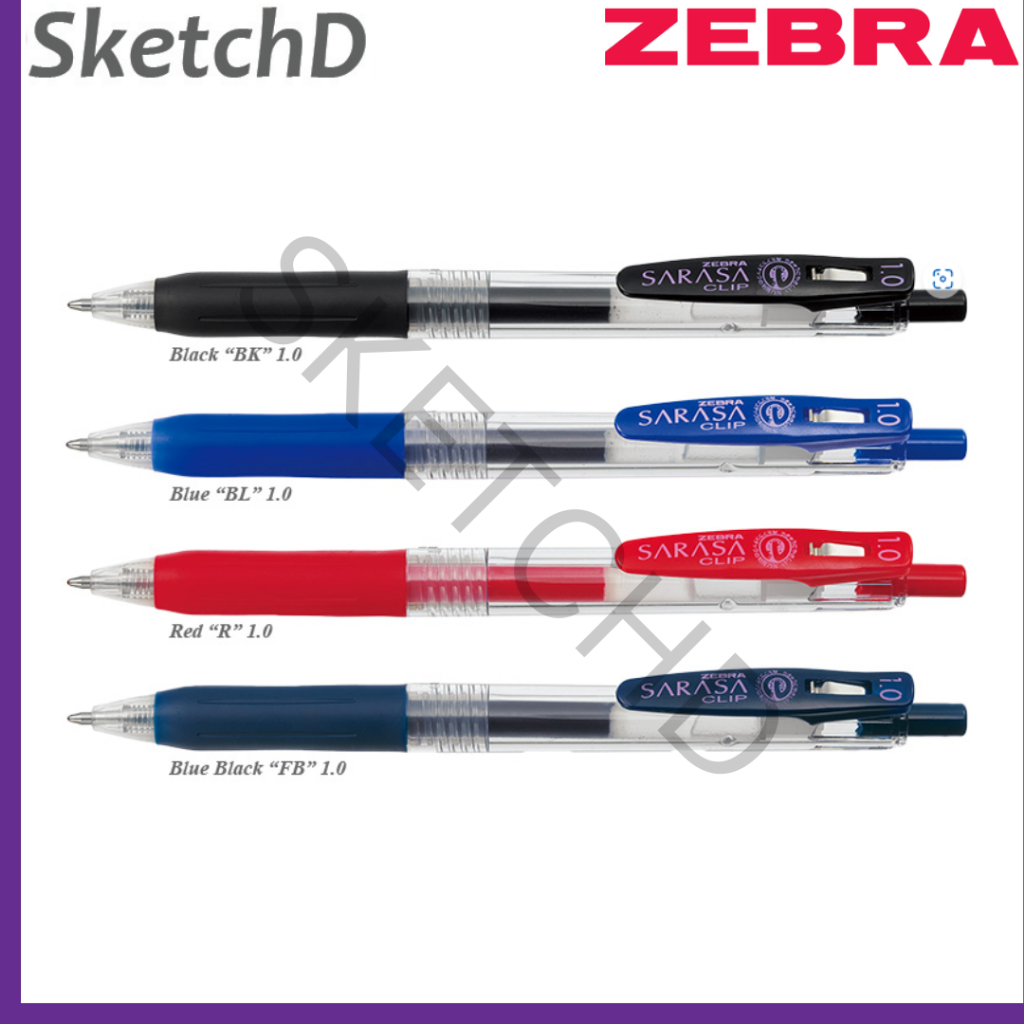 

Sarasa Clip 1.0 Zebra - Pena Zebra Sarasa Clip