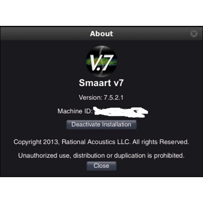 Smaart V7 Version 7.5.2.1 Software