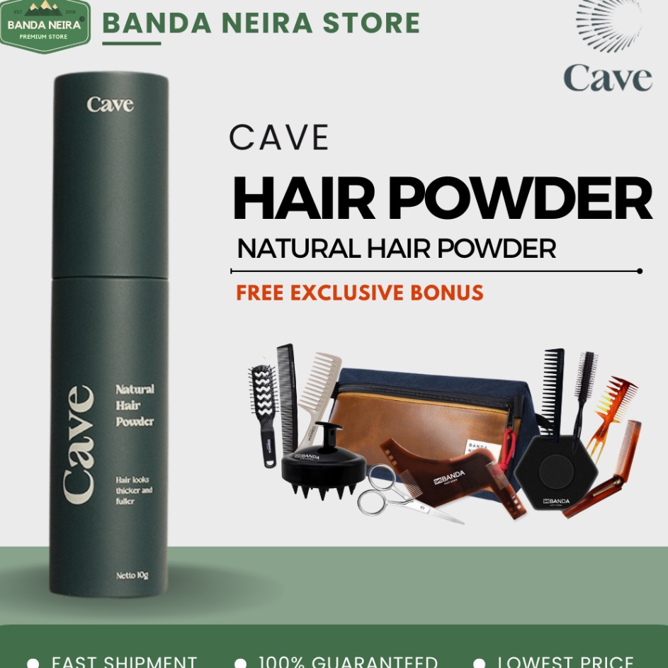 XC26619 CAVE Natural Hair Powder  Meningkatkan Volume Rambut