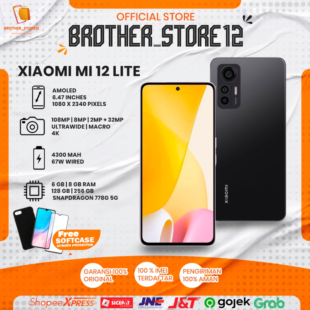 xiaomi mi 12 lite 8/256 second original