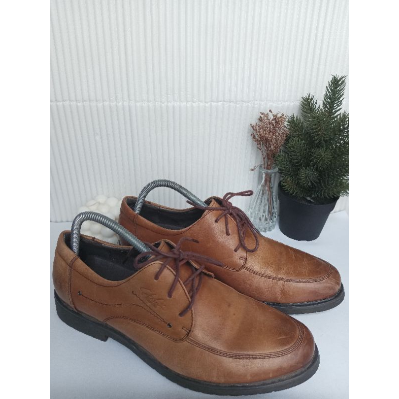 Sepatu kulit Satchi brown second preloved 42 43