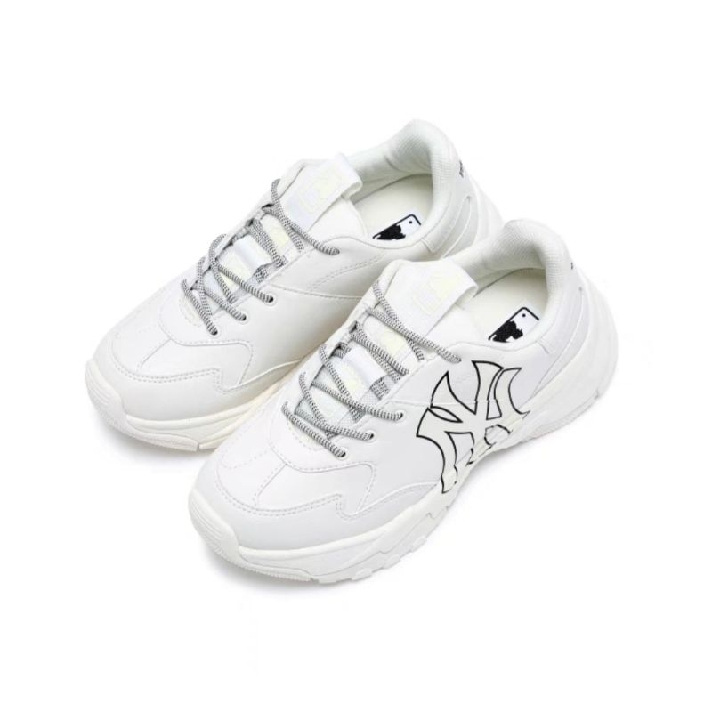 Sepatu MLB Bigball Chunky White NY Yankees / MLB Original