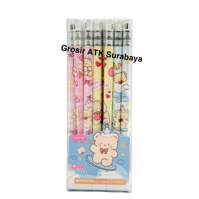 

( DAPAT 1 PENSIL ) Pensil Mekanik Vanco 2.0 2,5 Motif Anak Lucu Lucu Disney Avenger Frozen 1