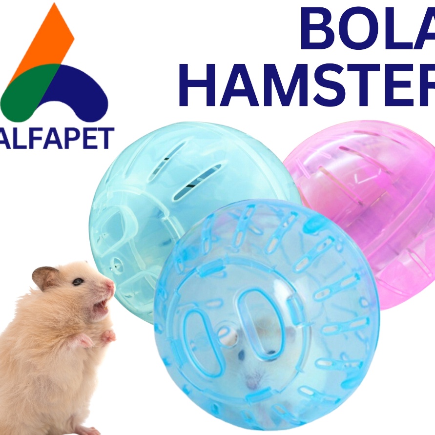 V44859 BOLA HAMSTER mainan bola hamster jogging ball