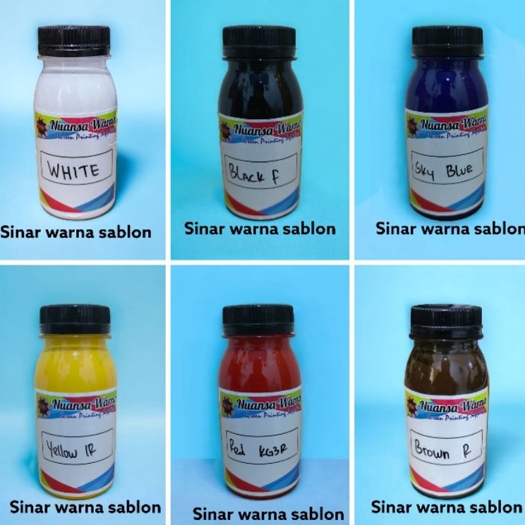 

Hadir Terkini Pigment Biang pewarna cat sablon 1gram