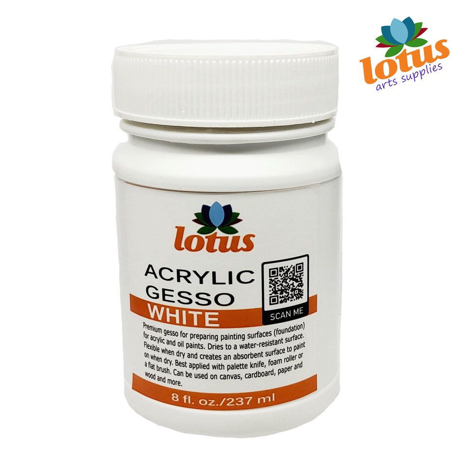 

Garansi Belanja LOTUS Acrylic Gesso Primer Decoupage 237ml