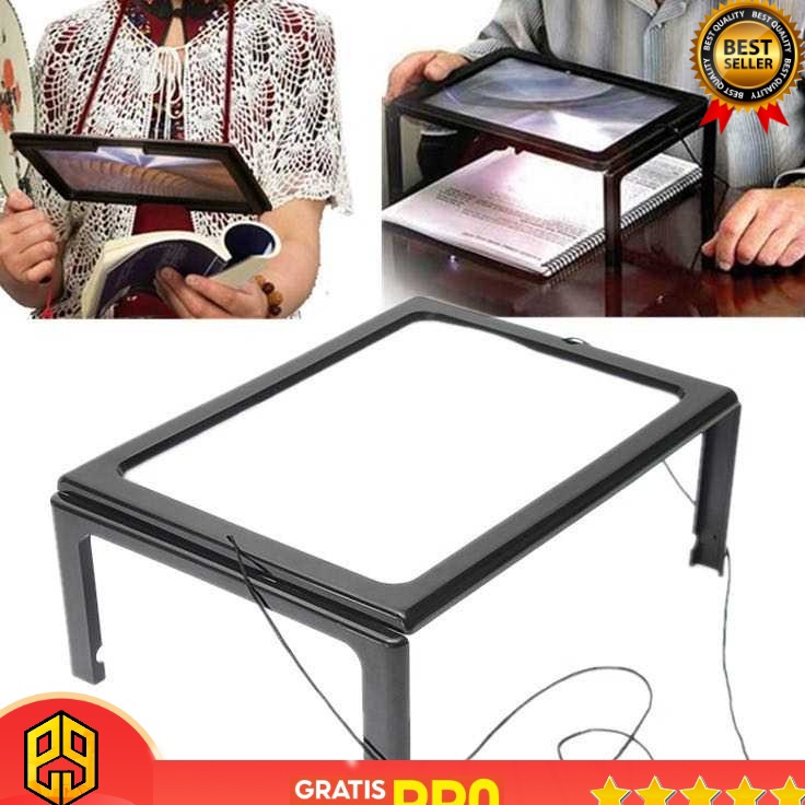 

Stock Terbatas NEWACALOX Kaca Pembesar Bentuk Meja dengan Lampu LED HLA4 Original 99 Square