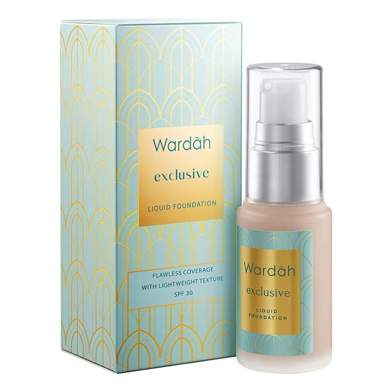 wardah foundation exclusive liquid foundation