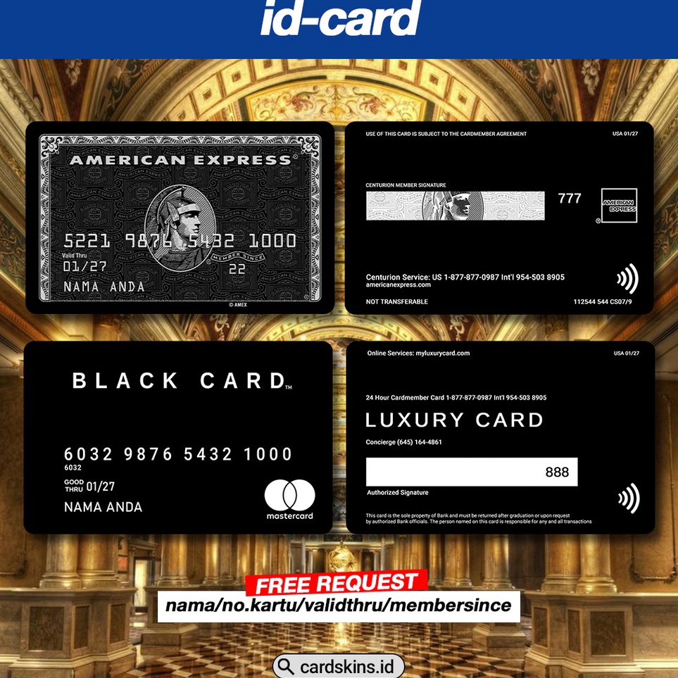 

Best Limited FAKE BLACK CARD PREMIUM ID CARD