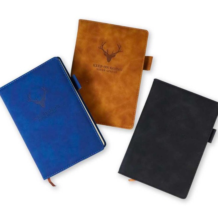 

Murah Premium Buku Catatan Kerja Notebooks Cover Kulit Kertas A5