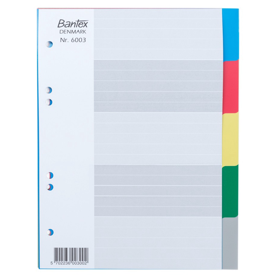 

Special Surprise Bantex PP Colour Divider A5 5 pages 63