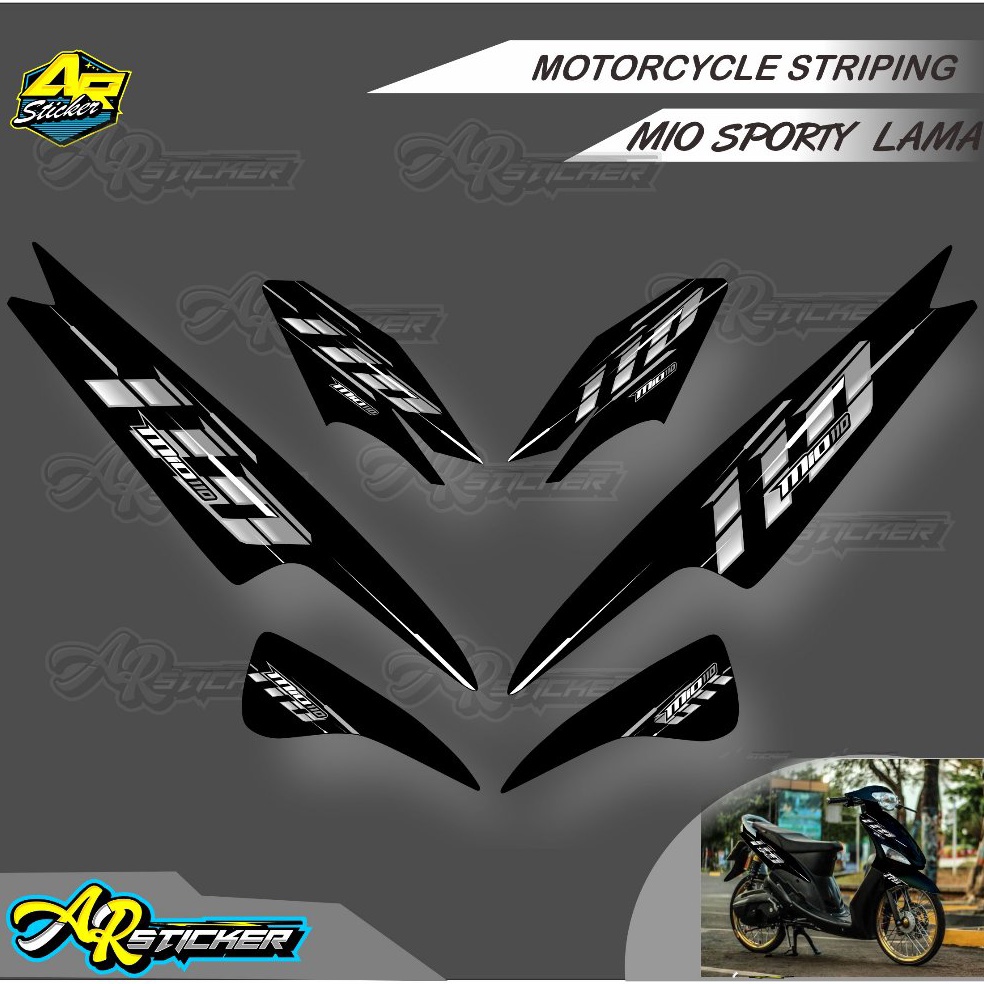 Striping Mio Sporty  Stiker Mio Sporty  Striping Mio Sporty Vietnam  striping mio sporty variasi  st