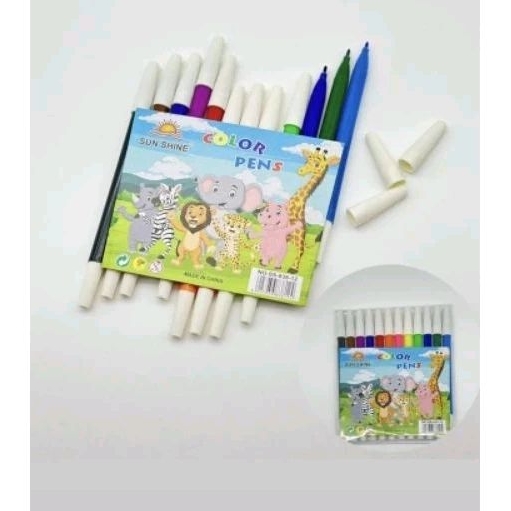 

Spidol 12 warna SUNSHINE 838