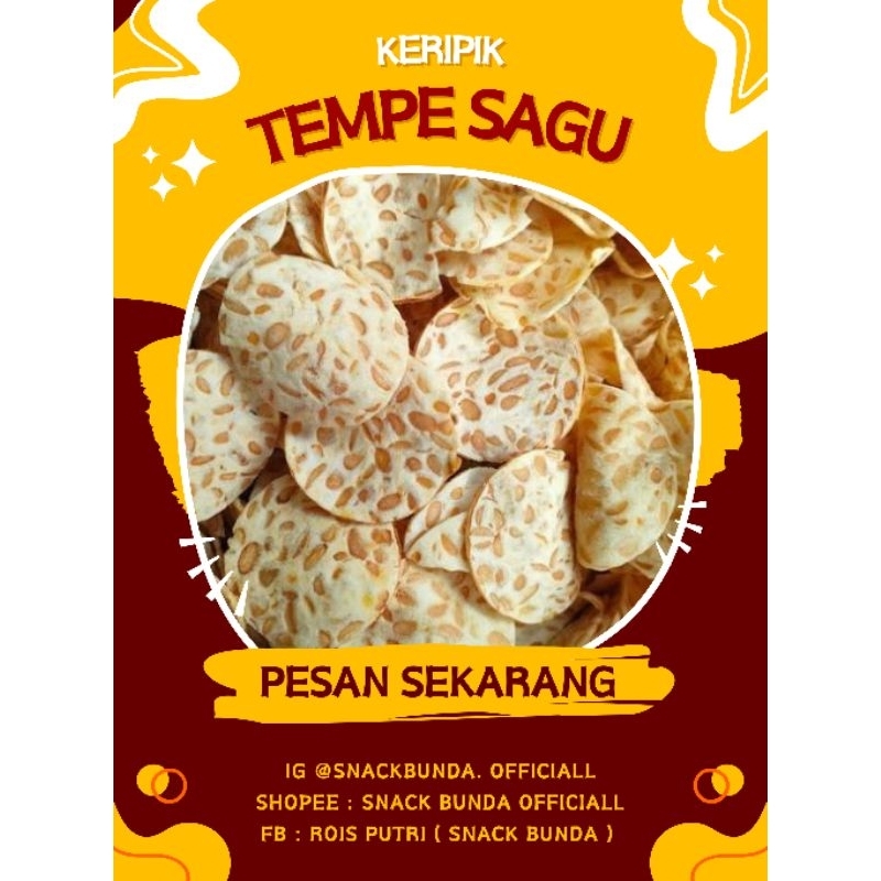 

TEMPE SAGU 250GR by Snack Bunda