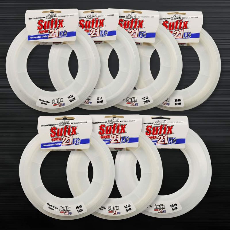 LEADER SUFIX SUPER 21 FC 100% FLUROCARBON 100M