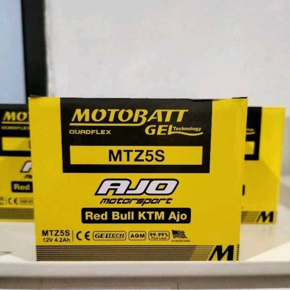 Aki motobatt MTZ5S untuk Kawasaki Ninja 150 RR, 150RR