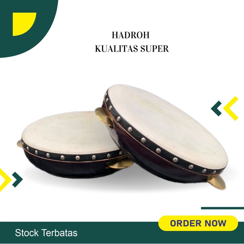 REBANA HADROH KUALITAS SUPER MODEL JEPARA  KAYU MANGGA  KULIT LULUR