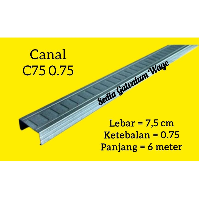 Canal C75 0.75 B-Truss galvalum