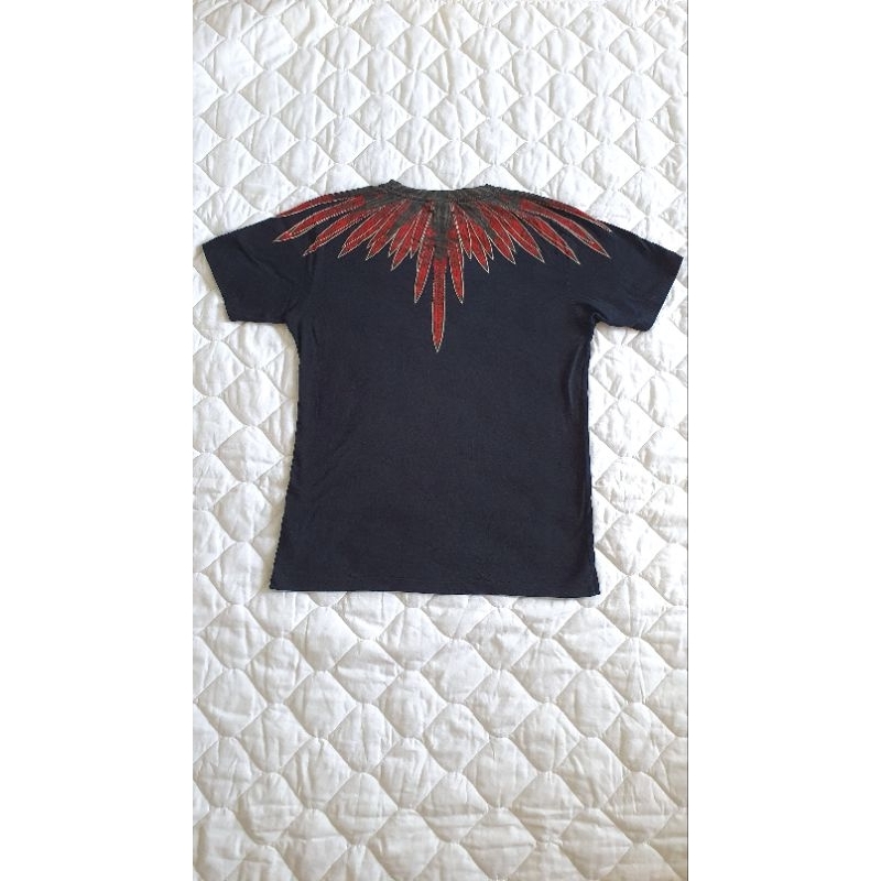 Baju Marcelo burlon teodoro black tee original / tshirt t-shirt