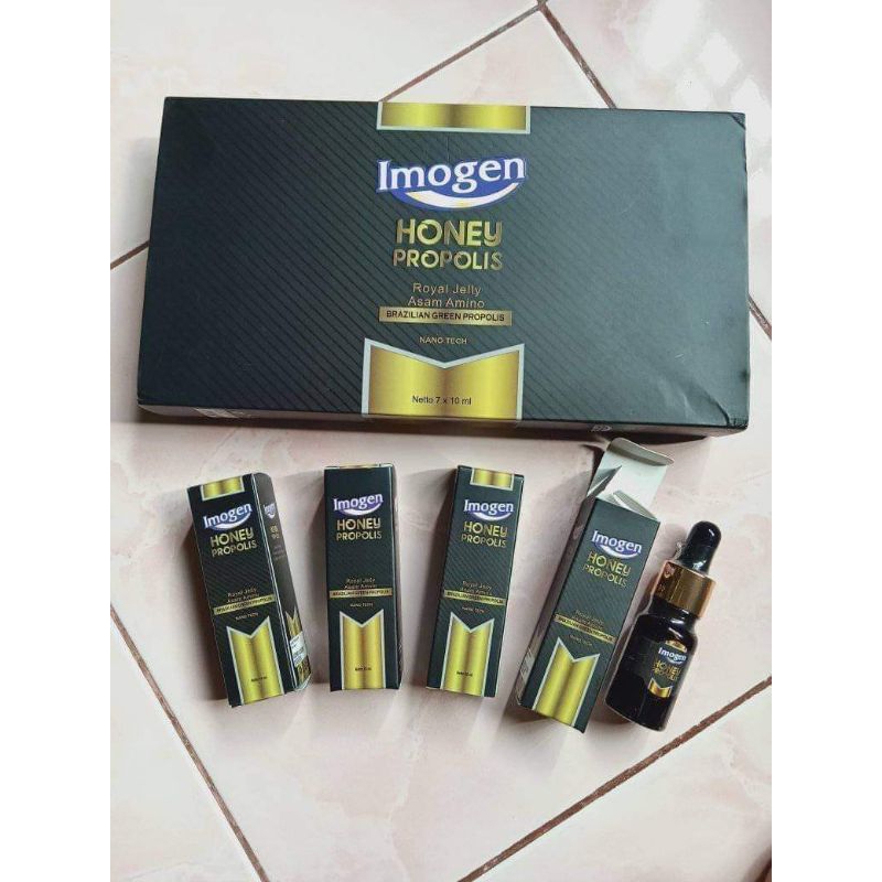 IMOGEN HONEY PROPOLIS HERBAL ORIGINAL ISI 5 BOTOL EXP 2027