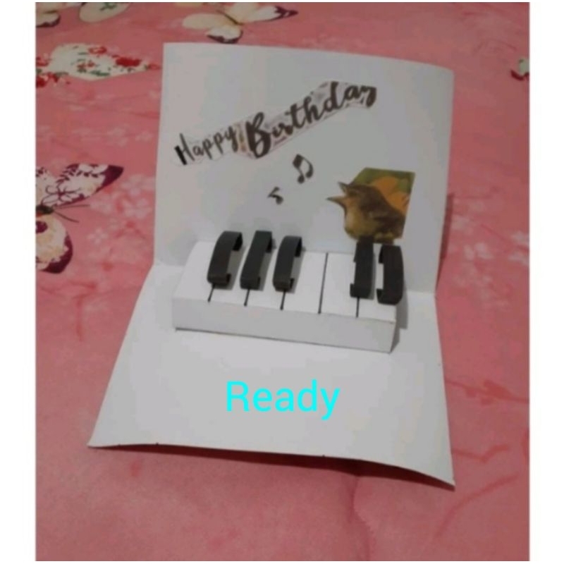 KARTU UCAPAN SELAMAT ULANG TAHUN ULTAH HAPPY BIRTHDAY CARD UNTUK PACAR POP UP 3D UNIK KEREN KARTU BI