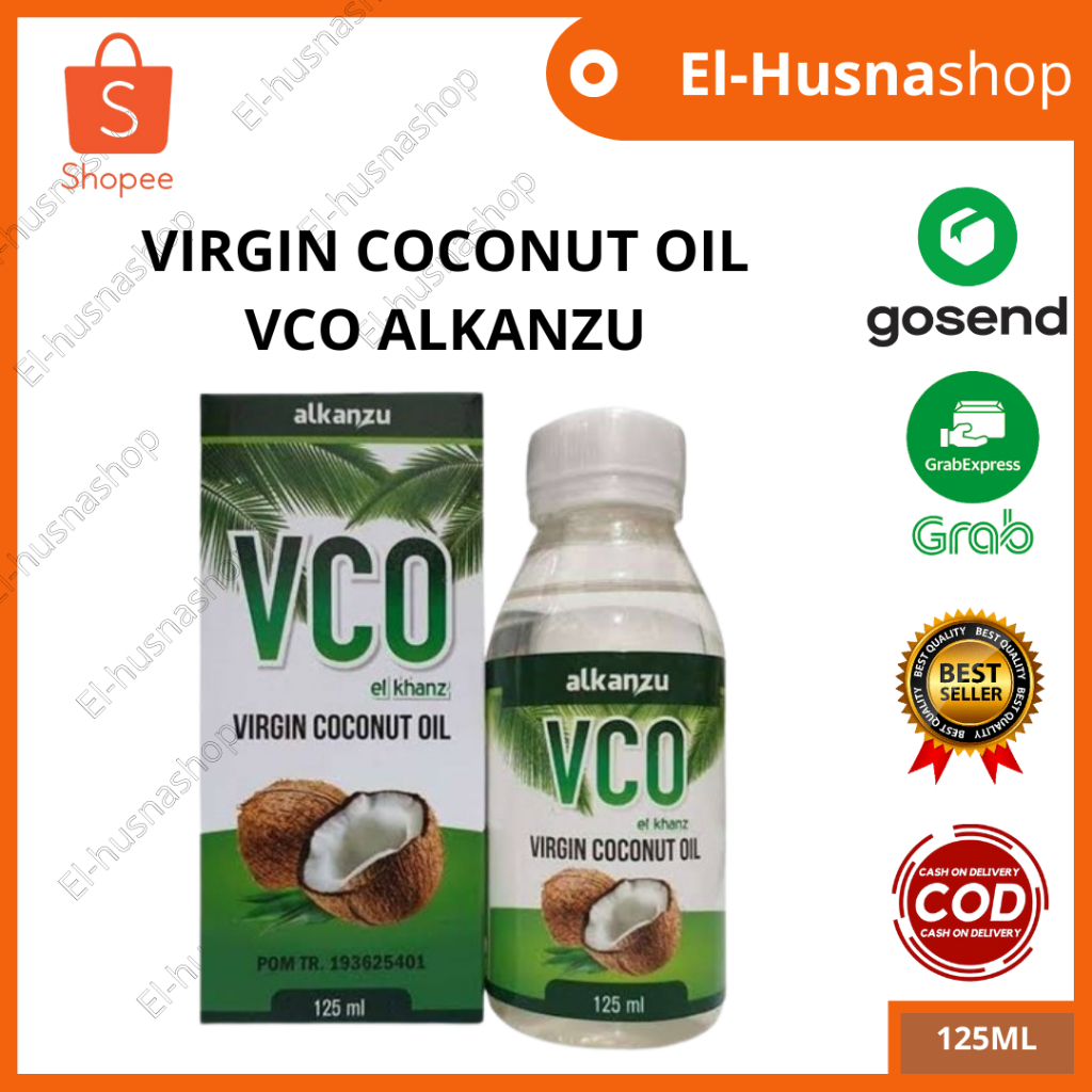 

VCO Virgin Coconut Oil 125ml Alkanzu Minyak Kelapa Murni Asli Original