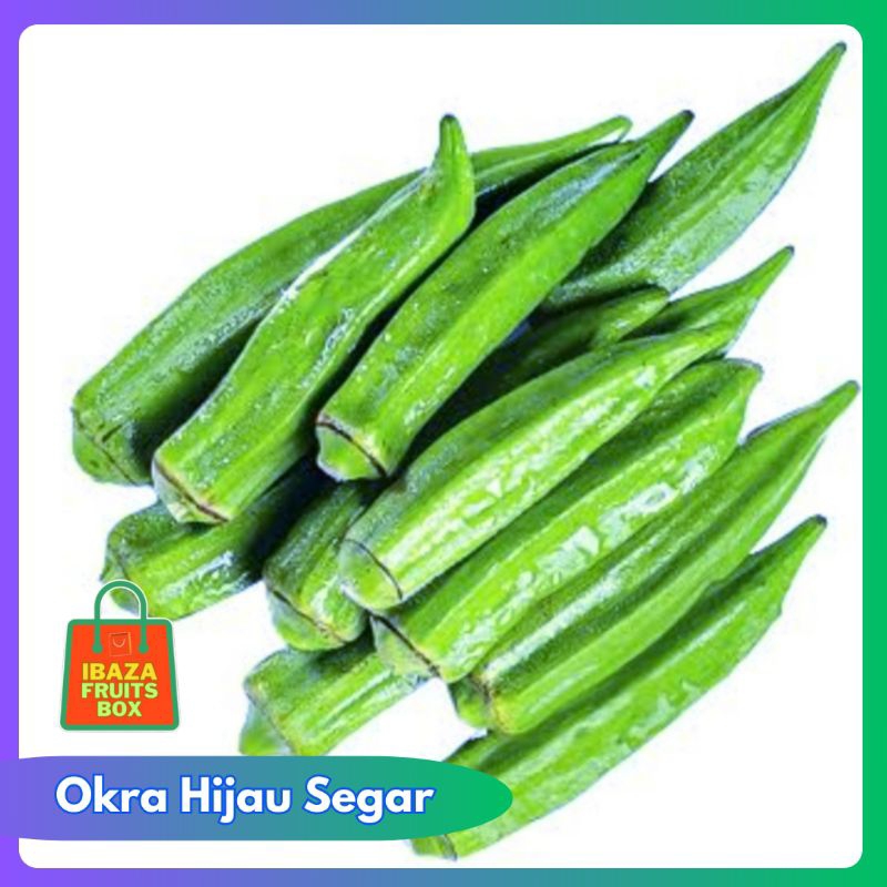 

Okra Hijau Sayur Segar Ibaza fruitsBOX