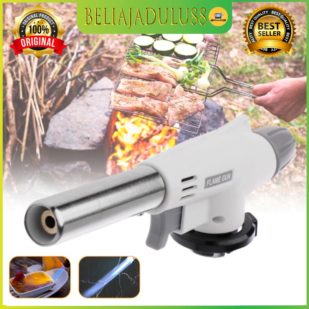 Beliajadulu88 Flame gun Kepala Portabel Gas Torch Las Butane Blow Torch Api Jet Hi Cook TD