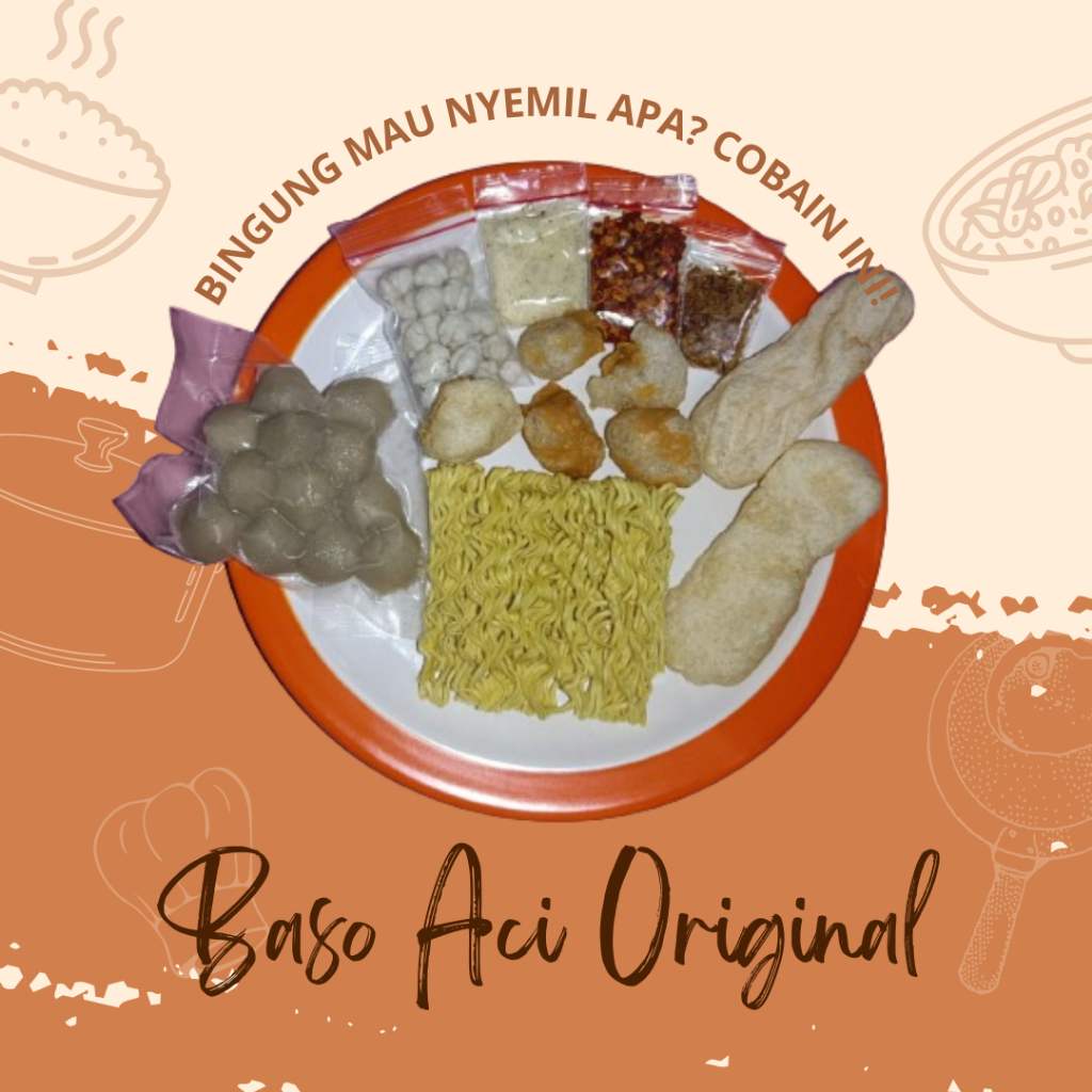 

Baso Aci Original, Tulang Rangu, Ayam Suwir, Jando