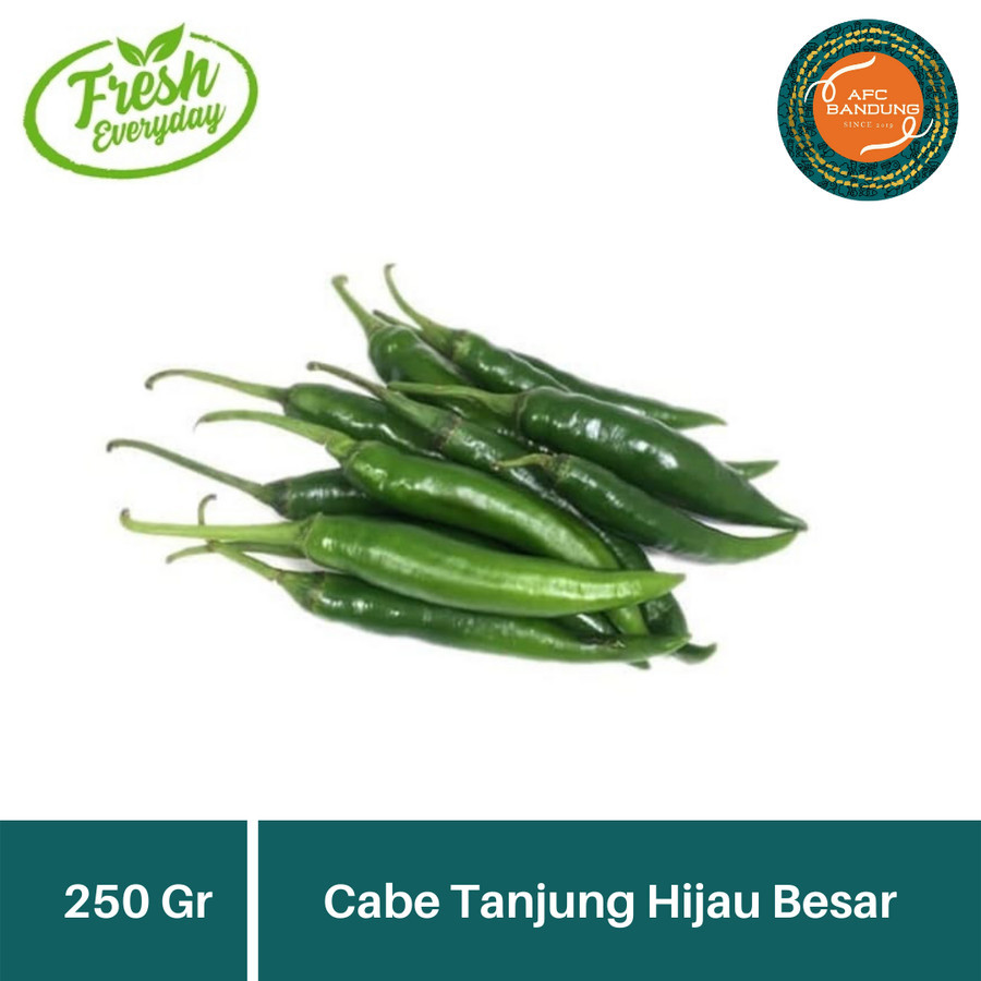 

Sayur Cabe Tanjung Hijau Besar Cabai Tanjung Ijo Besar 250gr