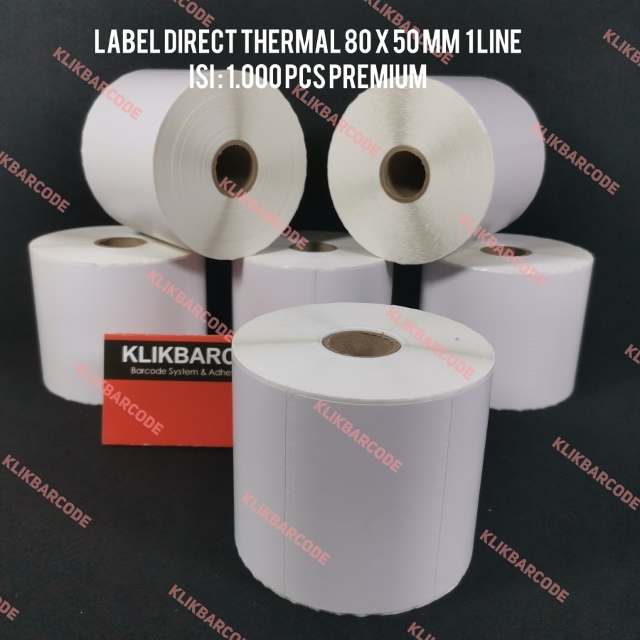 

STICKER LABEL DIRECT THERMAL 80x50 80*50 MM