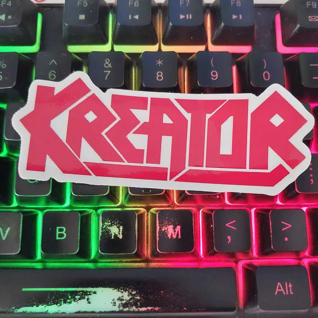 

Stiker KREATOR - Sticker Logo Band Death Metal - Stiker Cutting