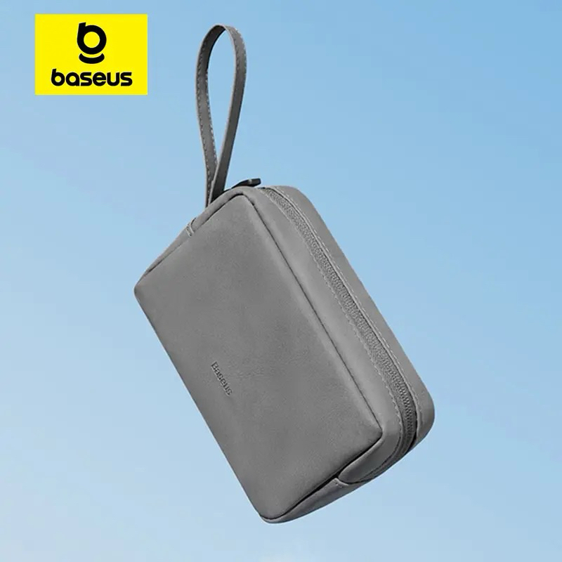 Baseus Tas Case Pouch Tempat Penyimpan Charger Headset Powerbank Bag Organizer