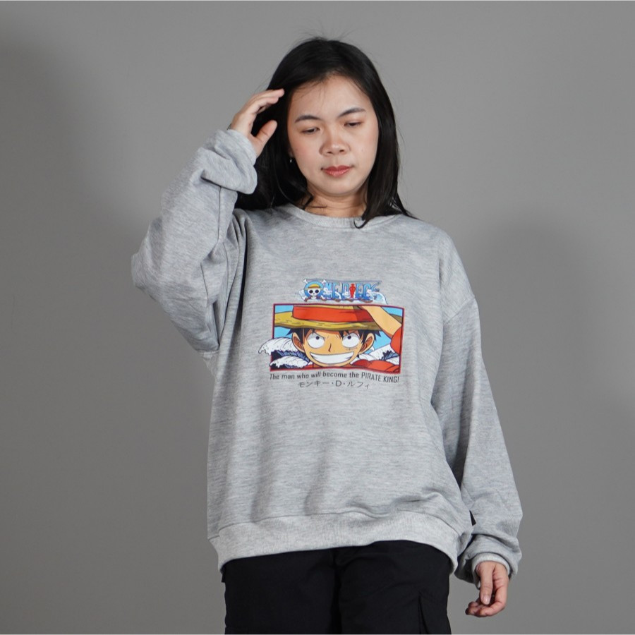 Okechuku PIECE 2 Crewneck One Piece Crewneck Anime Sweater Anime