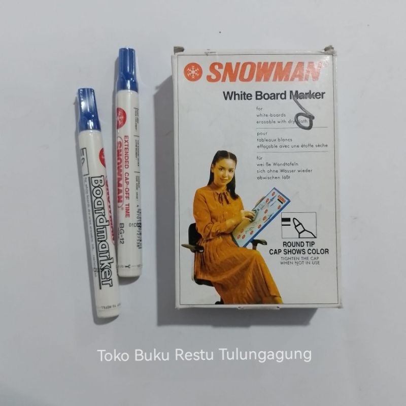 

Spidol Whiteboard Snowman BG-12