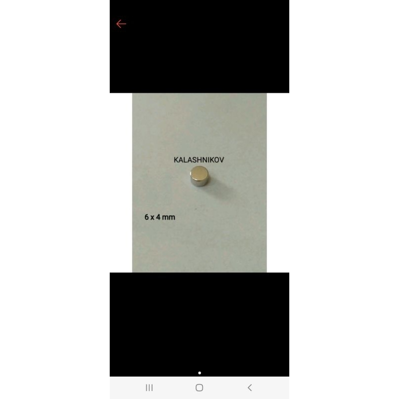 Magnet Neodymium Bulat 6x4 mm 6x4mm 6 x 4 mm 6mmx4mm